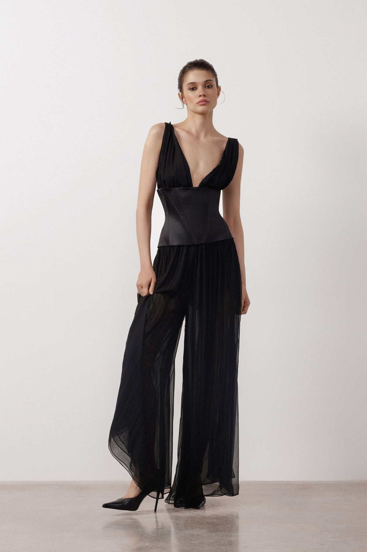 Corseted Jumpsuit