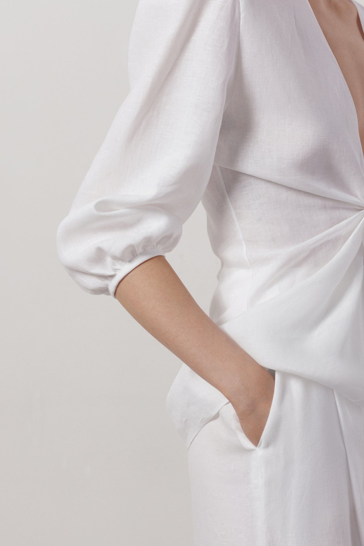 Tie-Front Blouse